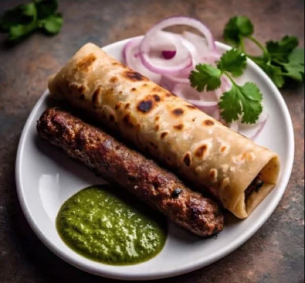 Beef Seekh Kebab Roll